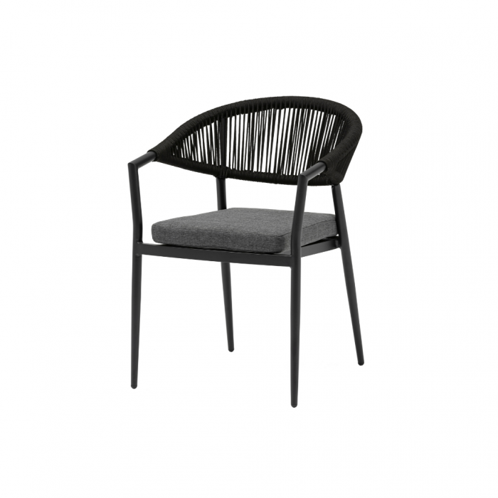 Ease Up Malmö Bistroset Zwart 2 Bo stoelen