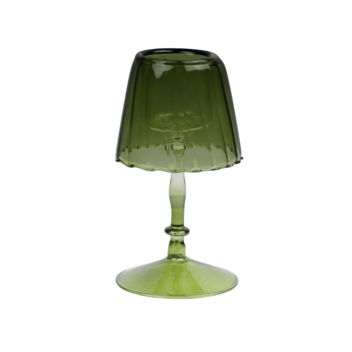Glazen lamp groen 8 x 16 cm main product photo