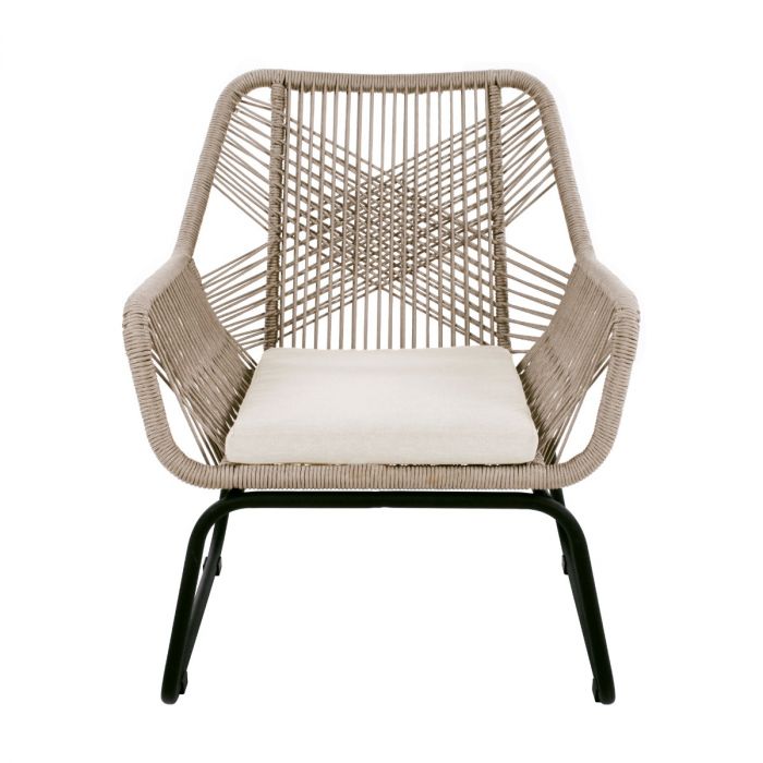 Ease Up Napoli loungestoel met voetensteun beige