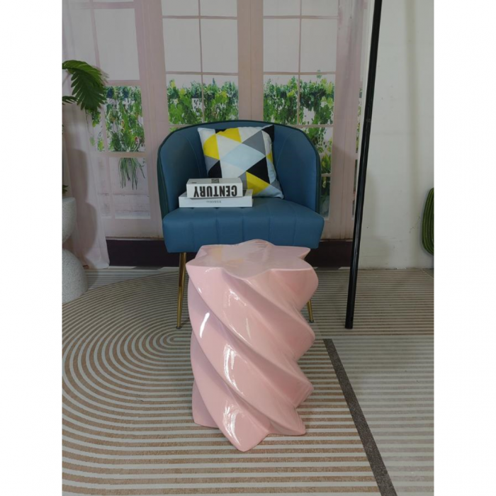 Bijzettafel Swirl Pink 32 x 42 cm main product photo
