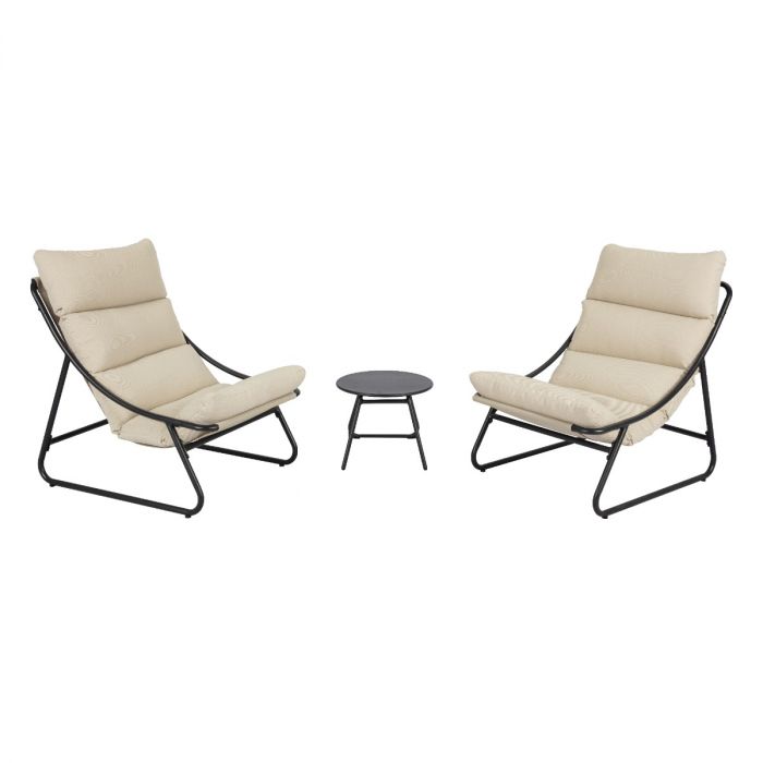 Ease Up Lazize 3-delige loungeset antraciet main product photo