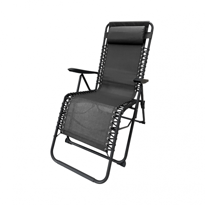 Ease Up Hardy textileen relax chair zwart main product photo