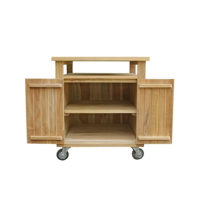 Timber Dynamite Kamado kast deurtjes en wieltjes main product photo
