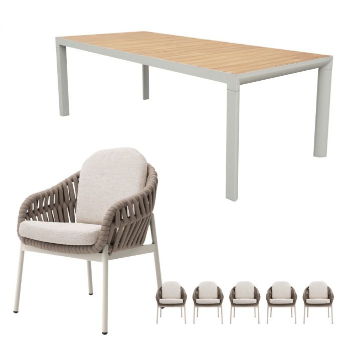 Royal Seasons Doha dining set 6 personen main product photo