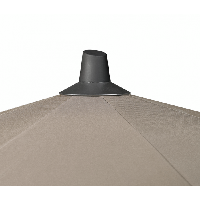 Platinum Riva Stokparasol 2,75x2,75 Zwart
