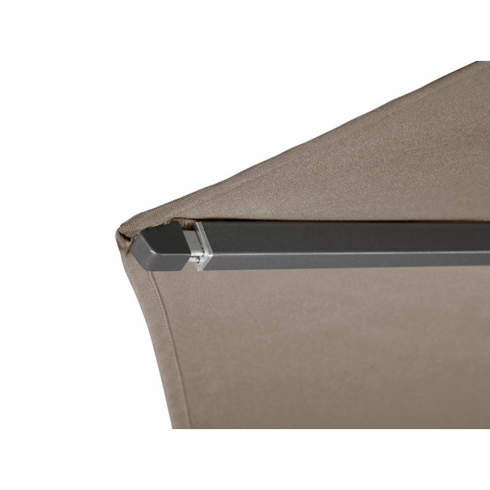 Platinum Riva Stokparasol 2,75x2,75 Zwart