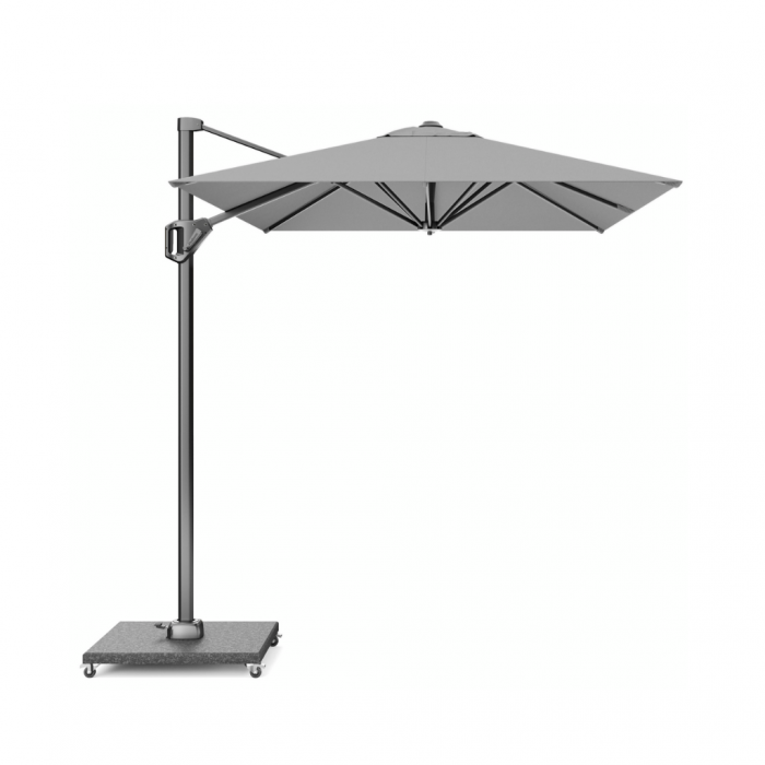 Platinum Zweefparasol Voyager T¹ Light grey 3 x 2 m main product photo