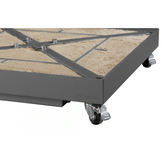 Platinum Ceramica Parasolvoet grijs 90kg