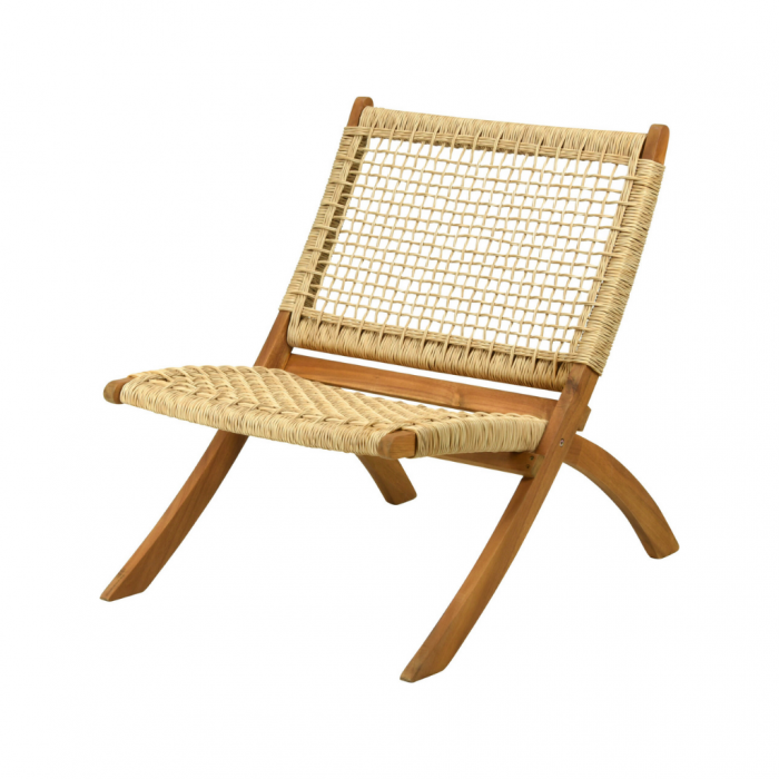 Ambiance tuinstoel vouwbaar naturel main product photo
