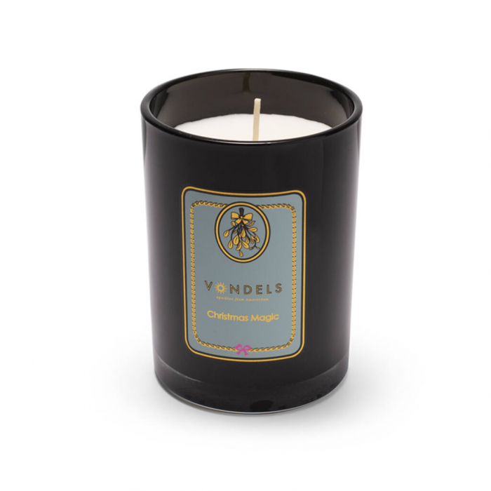 Vondels Geurkaars kerst magic black main product photo