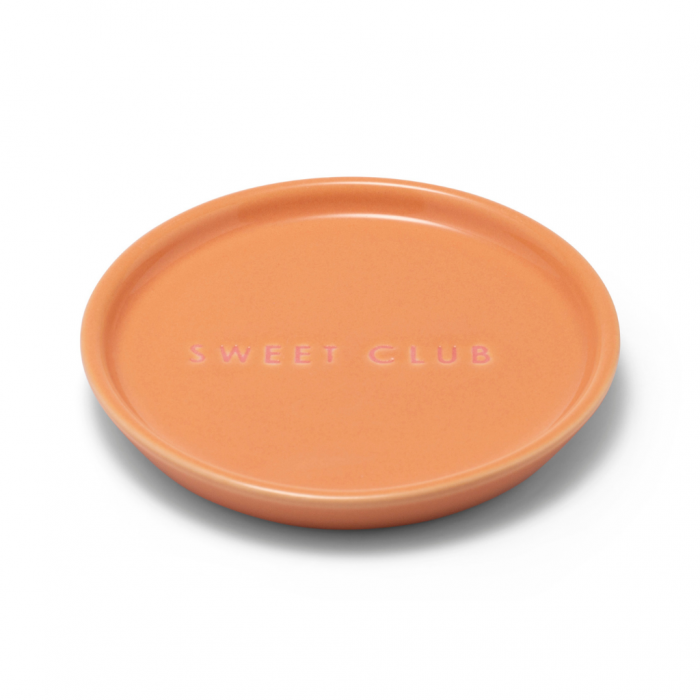Vondels Ceramic Petit Four Plate Sweet Club orange Ø8.5cm main product photo