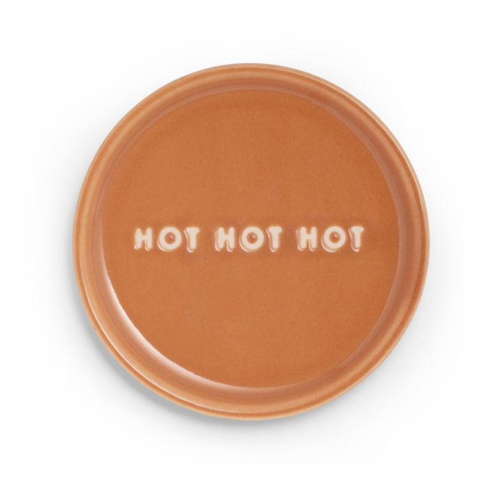 Vondels Ceramic Petit Four Plate Hot Hot Hot terracotta Ø8.5cm