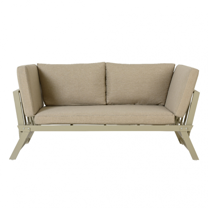 Outdoor Living Loungebed Malmö aluminium creme
