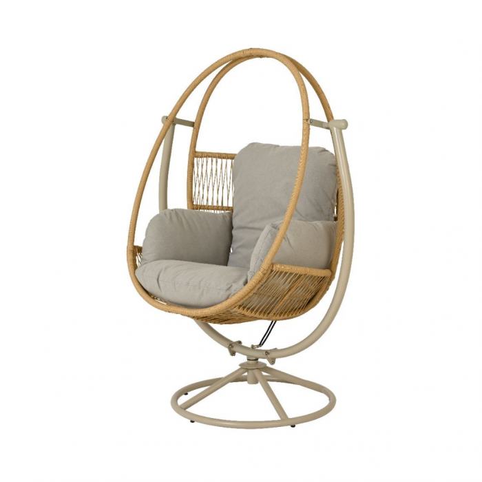 Outdoor Living Hangchair Tunja wicker beige main product photo