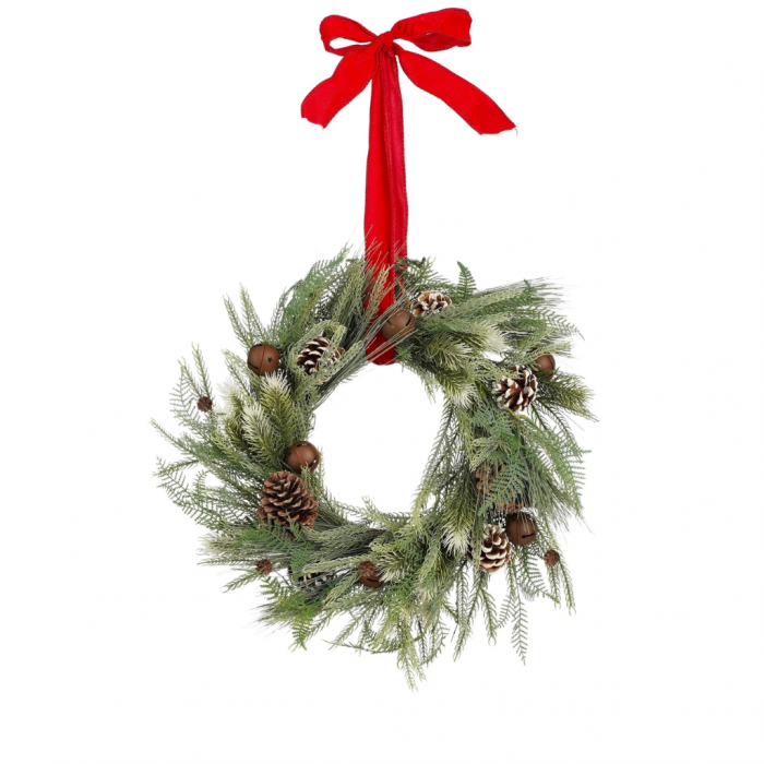 House of Seasons kerstkrans strik 50 cm main product photo