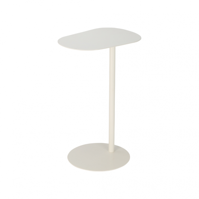 Bijzettafel organisch wit 35 x 53 cm main product photo