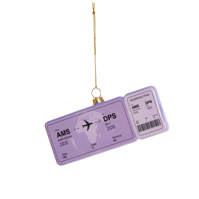 Boardingpass Amsterdam - Bali Yup in de boom main product photo