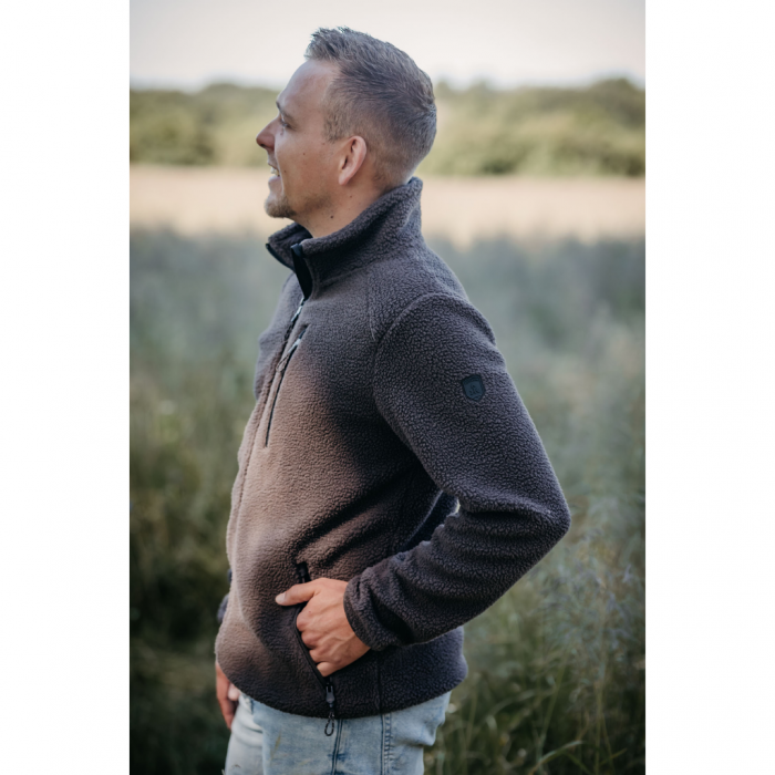 Kjelvik Soft Sherpa Fleece Vest Febe Brown S t m 3XL