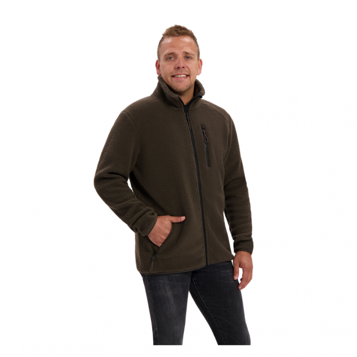 Kjelvik Soft Sherpa Fleece Vest Febe Brown S t m 3XL