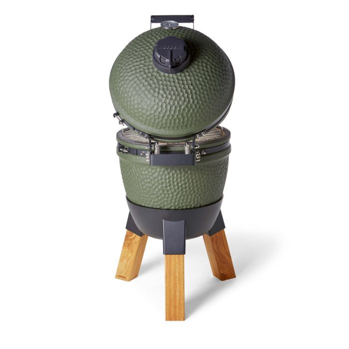Moddern Kamado met pedestal wood
