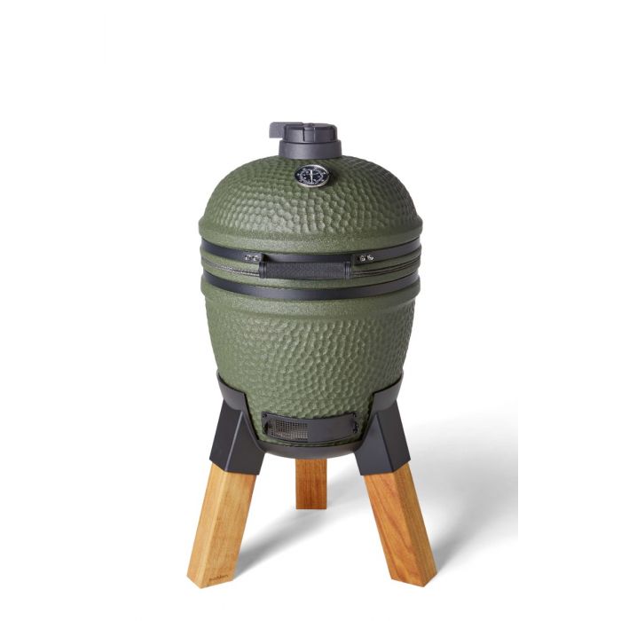 Moddern Kamado met pedestal wood