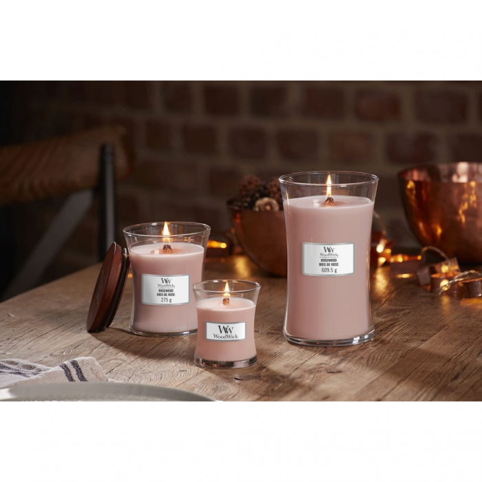 WoodWick Rosewood Ellipse Candle