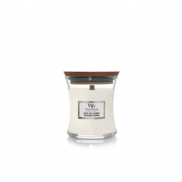 WoodWick White Tea & Jasmine Mini Candle