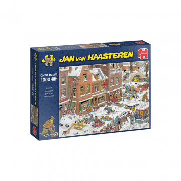 Jan van Haasteren Puzzel Kerst Street Life