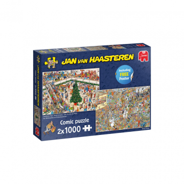 Jan van Haasteren Puzzel Kerst Holiday Shopping