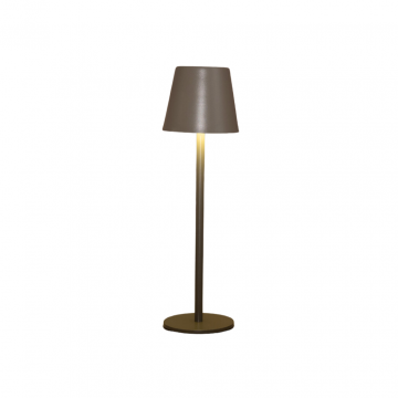 Draadloze Tafellamp Mat Grijs 11 x 36.5 LED Warm Wit Dimbaar