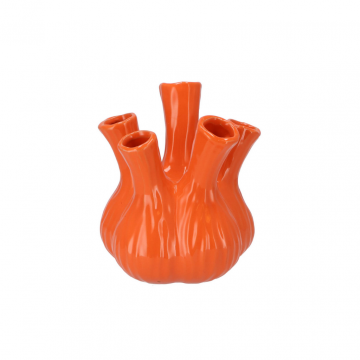 Aglio Shiny Orange Vase 20 cm