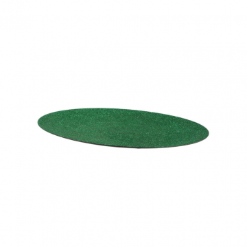 Melamine Shine Green Plate Round 33 cm