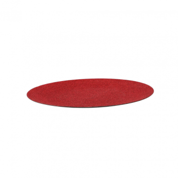 Melamine Shine Red Plate Round 33 cm