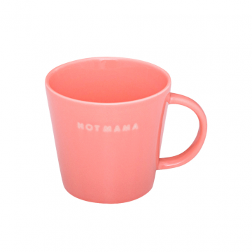 Vondels Ceramic Tea Cup Hot Mama Peach 350ml