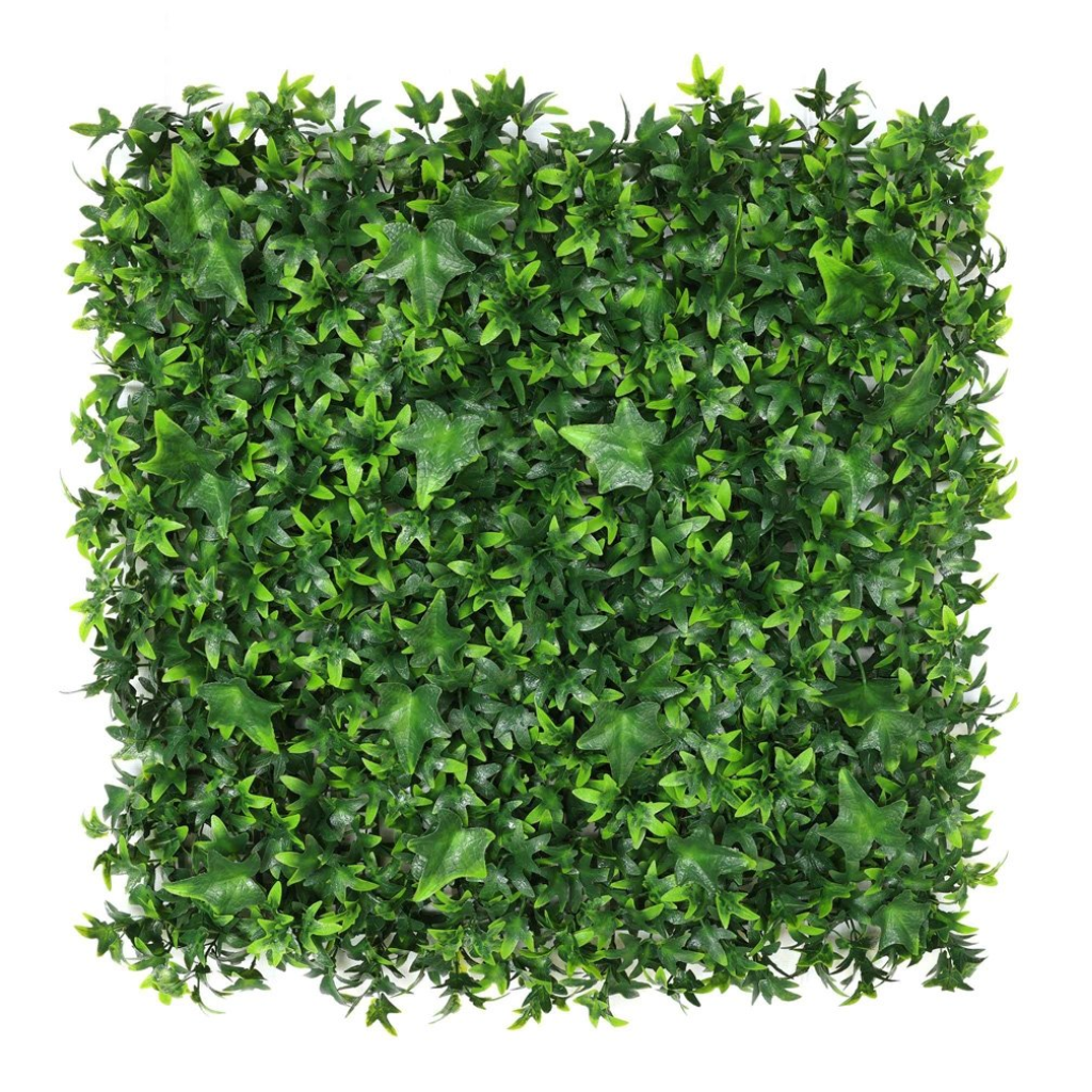 Kunstzijde Plantenwand Tegel Donkergroen 1 x 1 meter