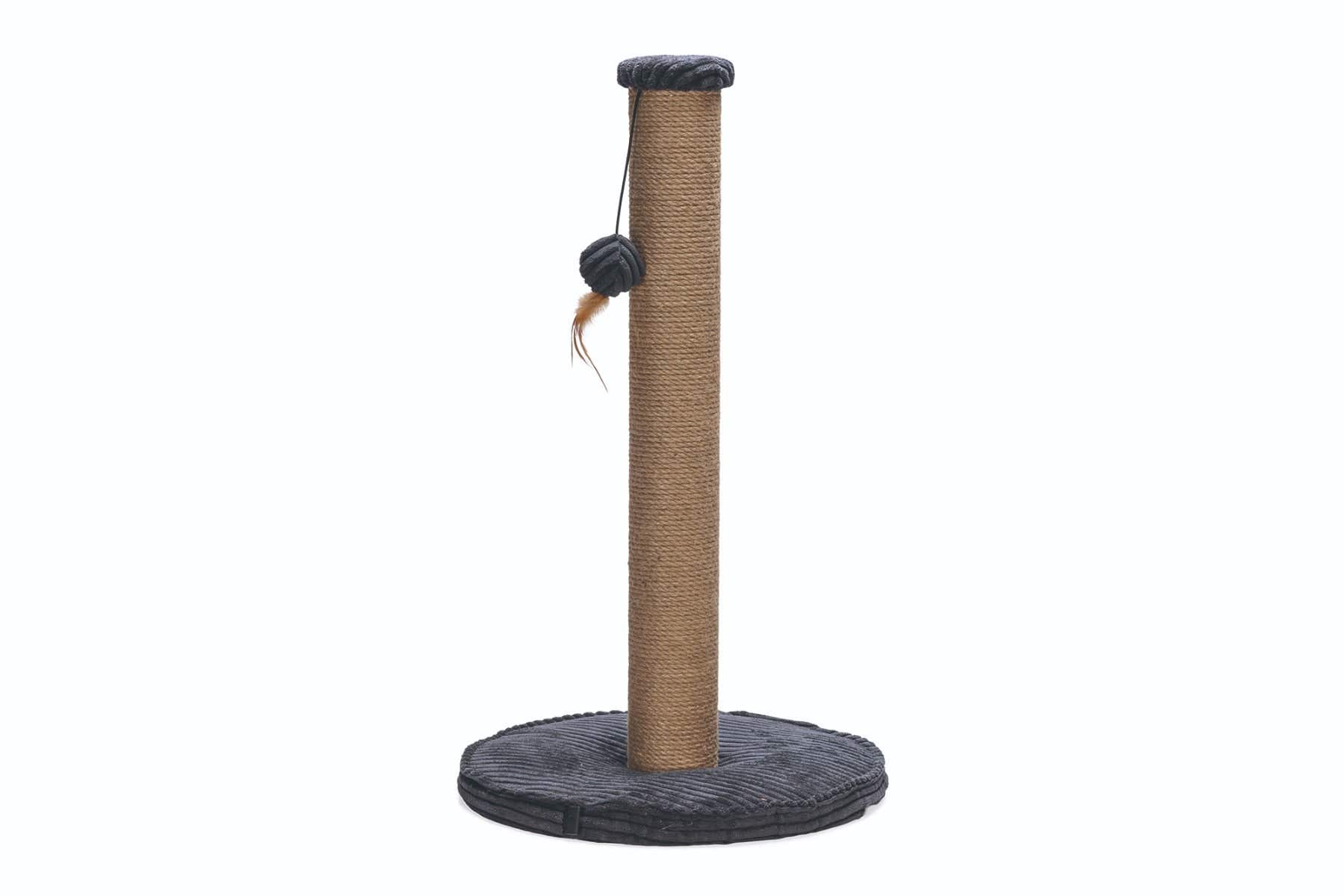 Krabpaal Ribbed Antraciet 41x41x70cm