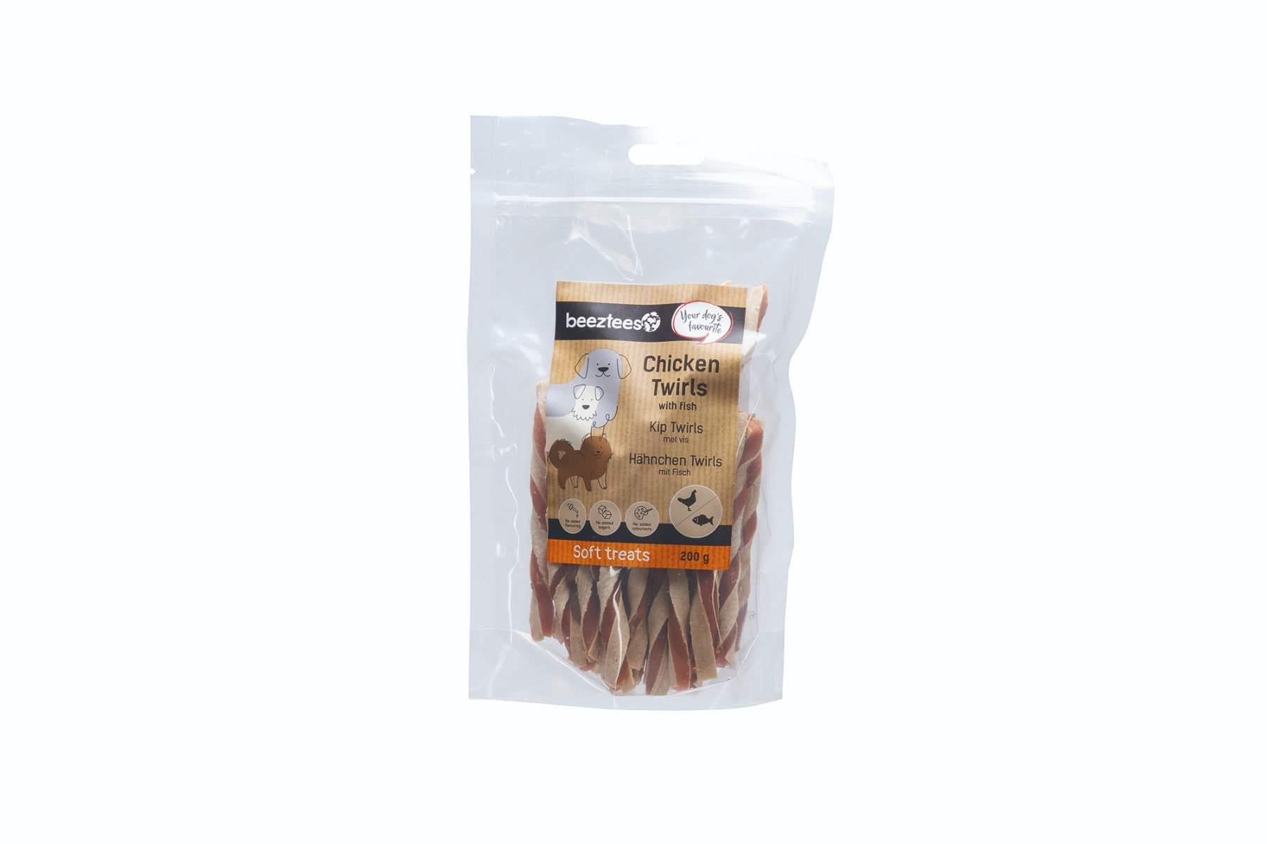 Kip Twirls met Vis 200g