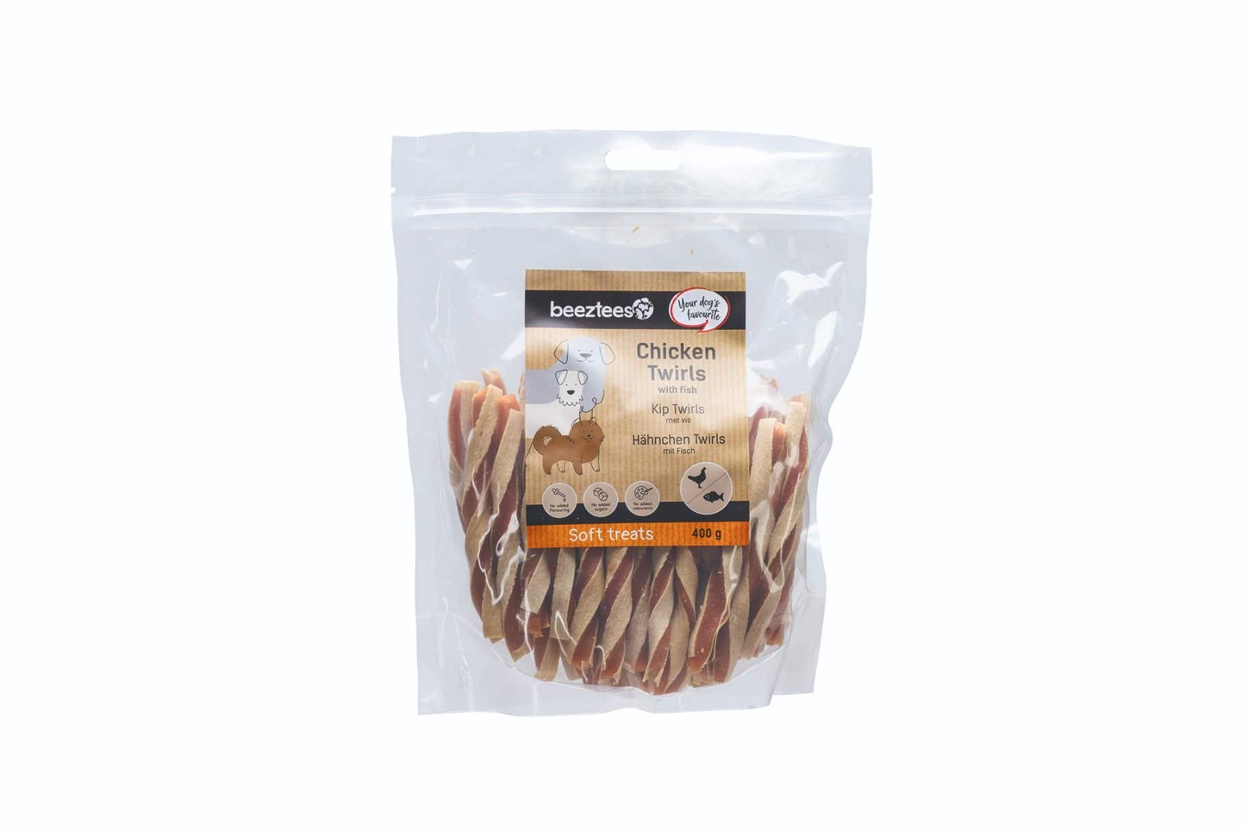 Kip Twirls met Vis 400g