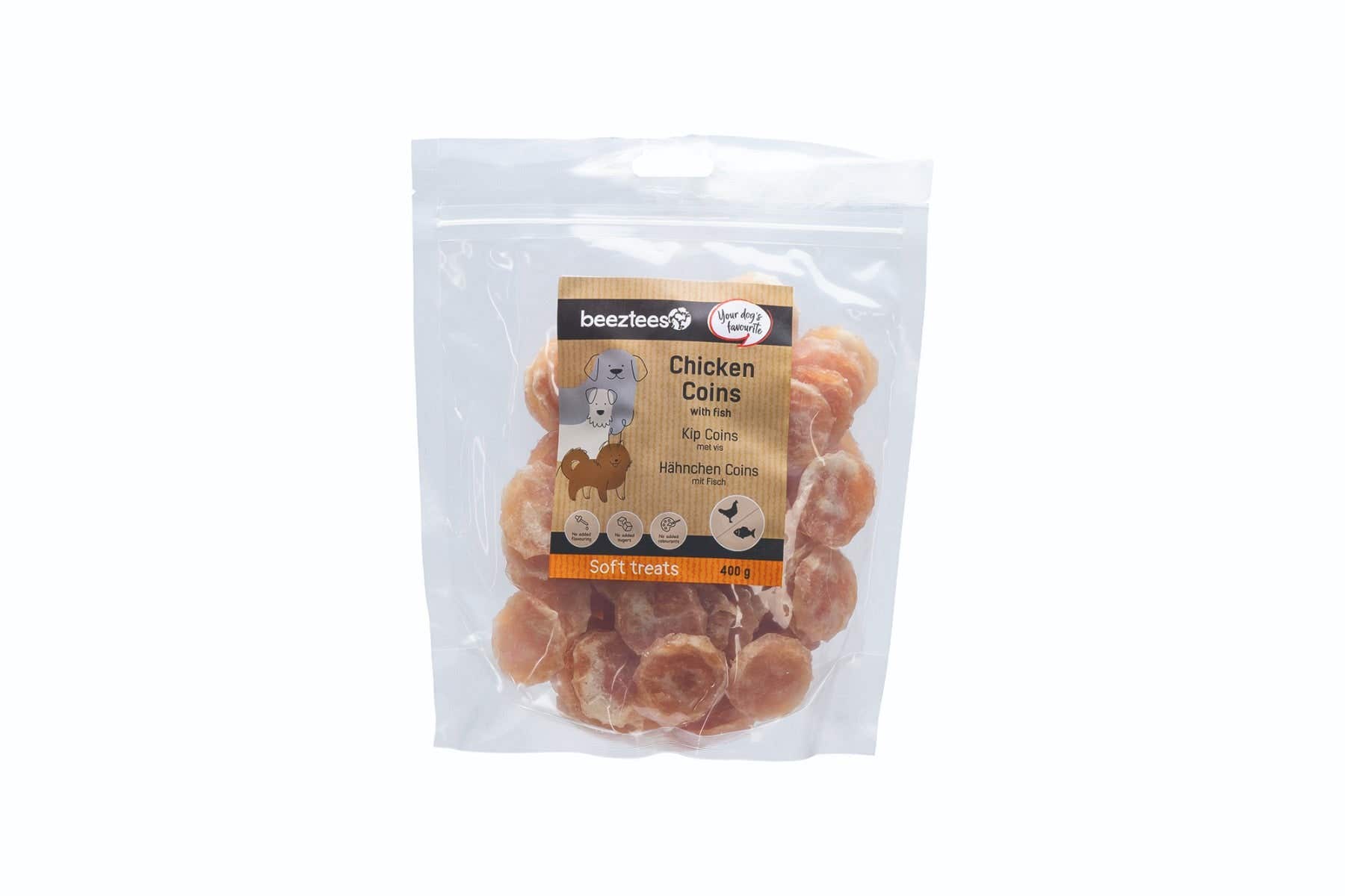 Kip Coins met Vis 400g