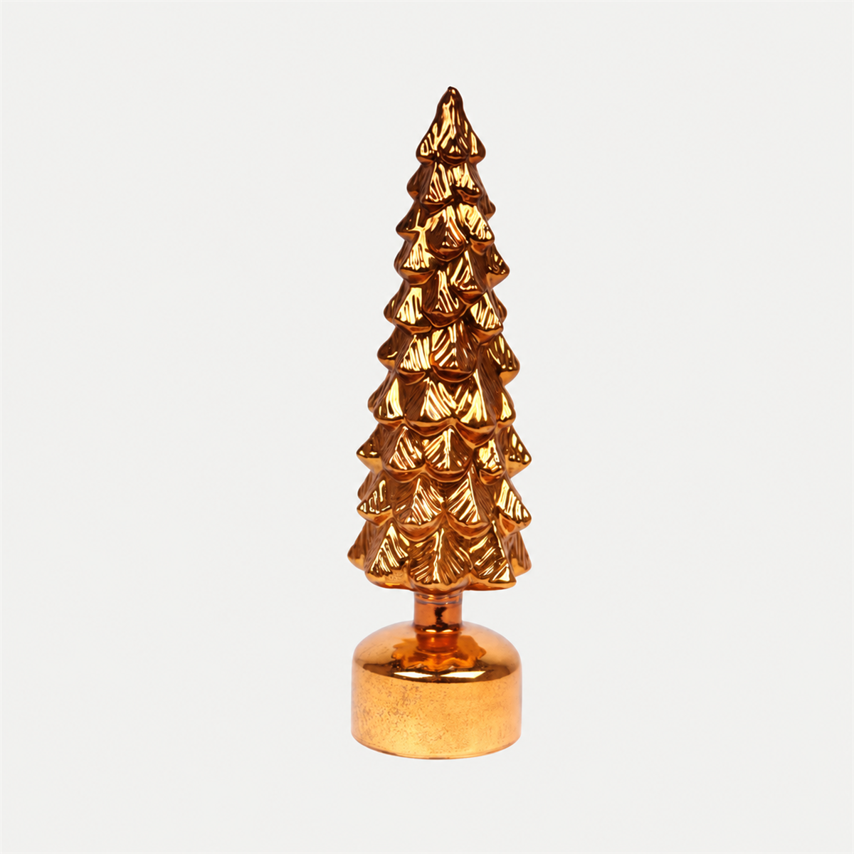 Decoratieboom roterend LED brons 36.5 x 10 cm