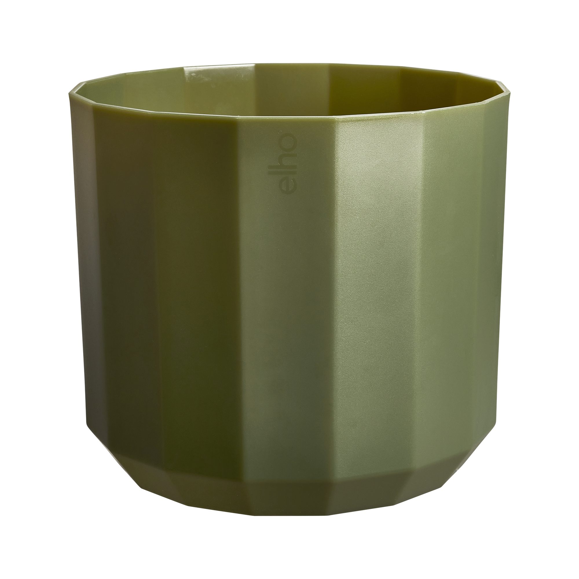 Elho Bloempot Facet Rond Bosgroen 23 x 20 cm