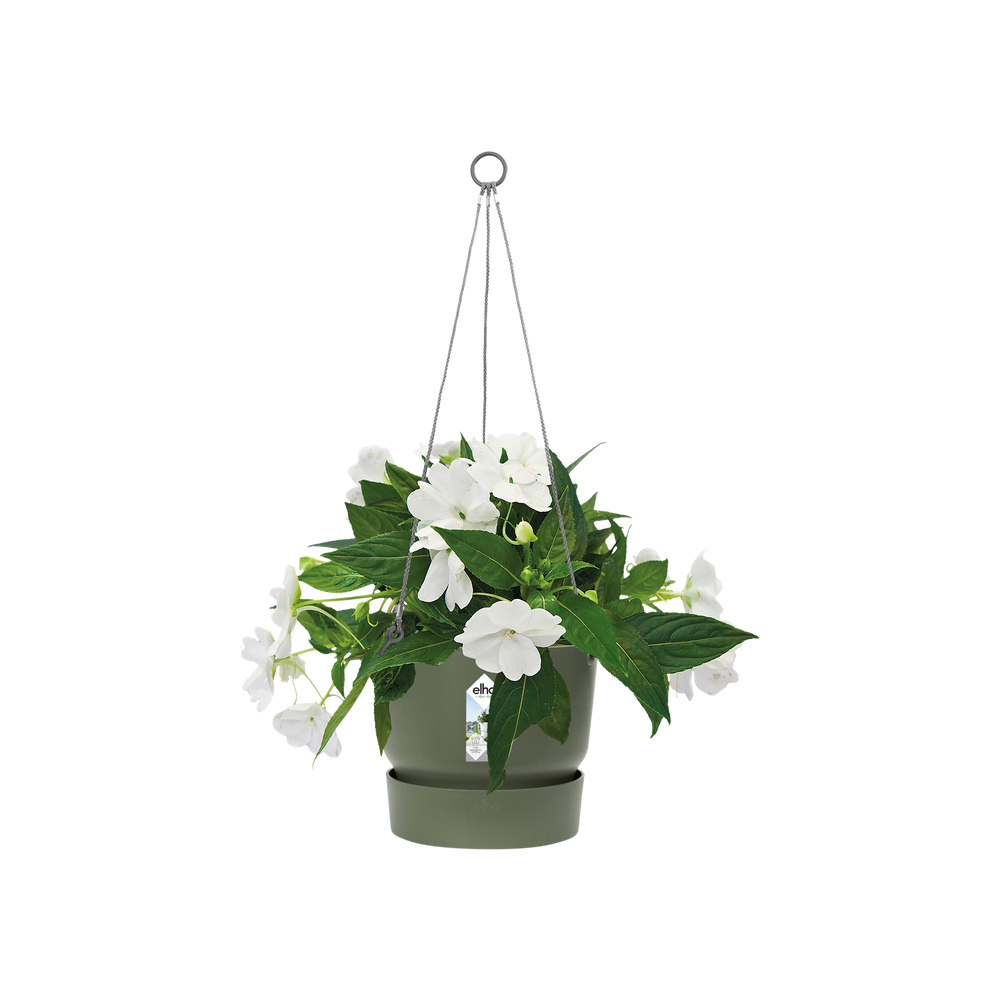 Elho Greenville Hanging Basket 24cm Blad Groen
