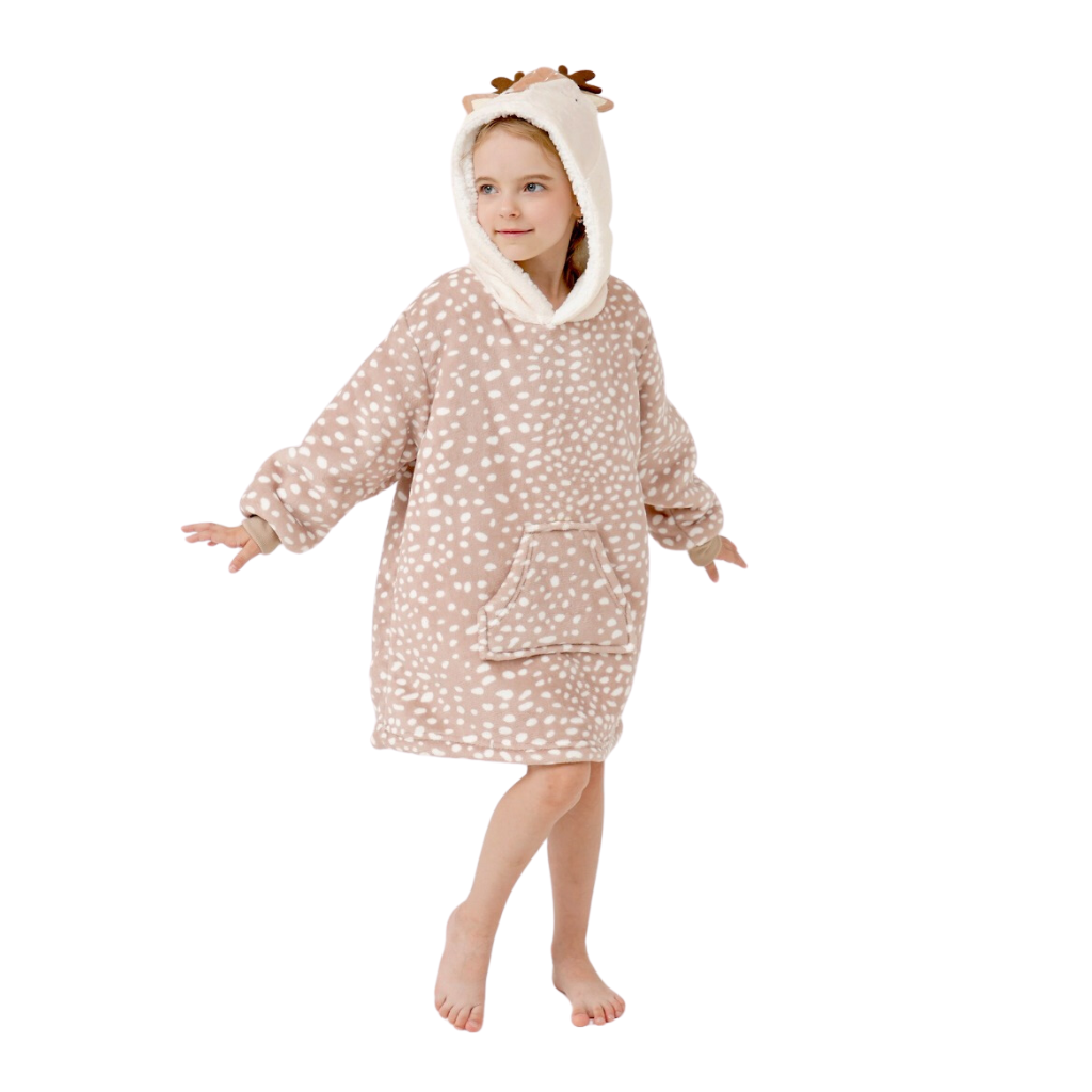 Dutch Decor Hoodie Bambi hazelnut 60 x 45 cm
