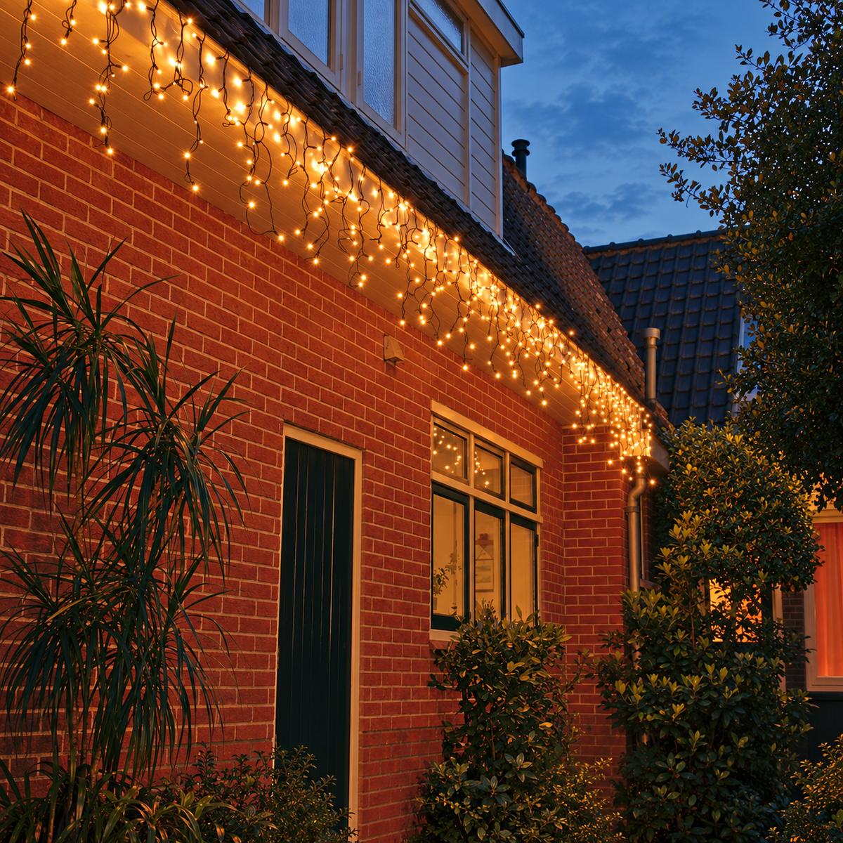 Anna's Collection IJspegelverlichting Connect de Luxe Warm Wit 200 Lampjes 400 x 100 cm