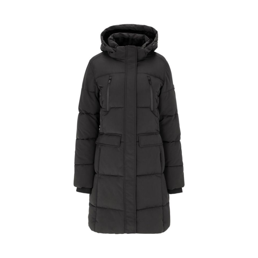 Kjelvik Winddichte Gewatteerde Jas Isra Black 36 t/m 46