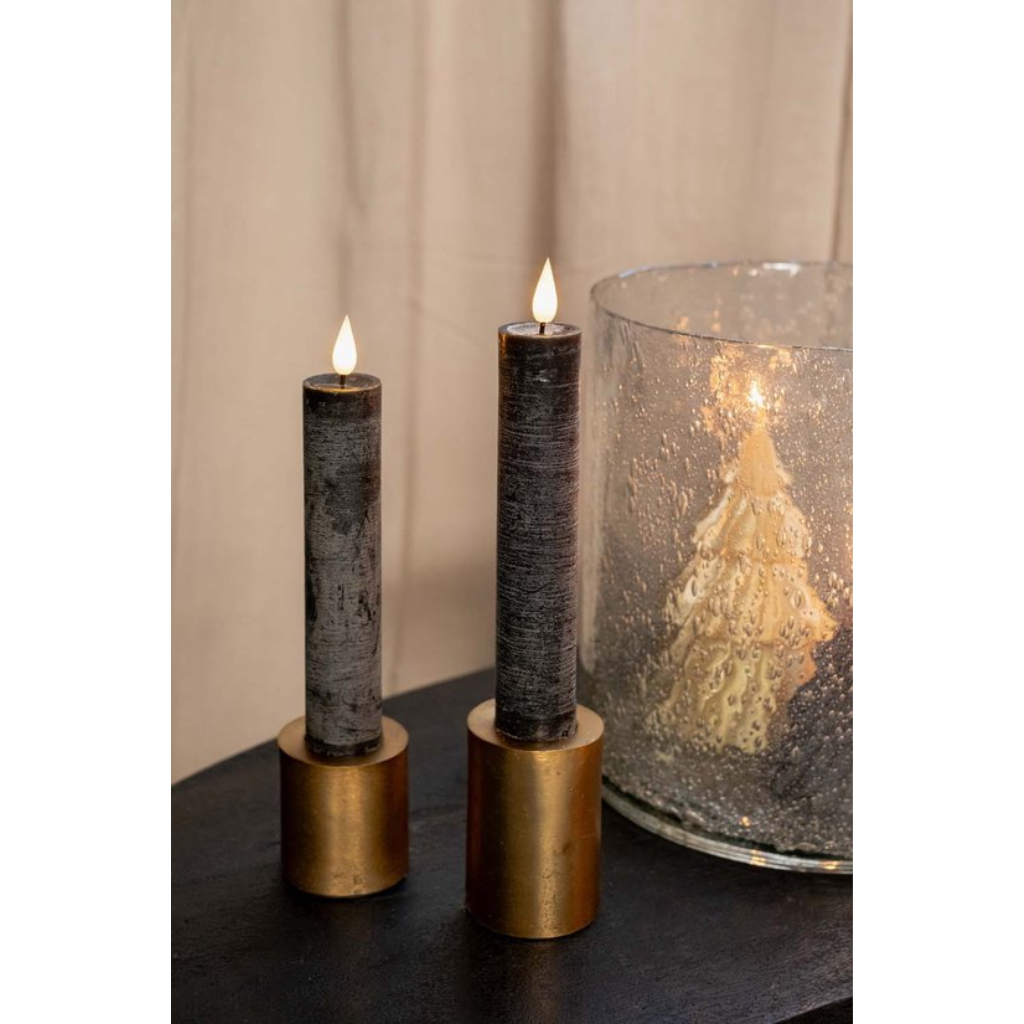 Home Society LED dinerkaars XL Zwart 2 stuks 20.5 cm