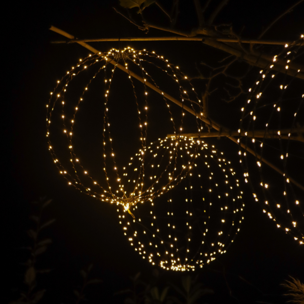 Lichtbol Flash Lights 192 LED Ø40cm Zwart
