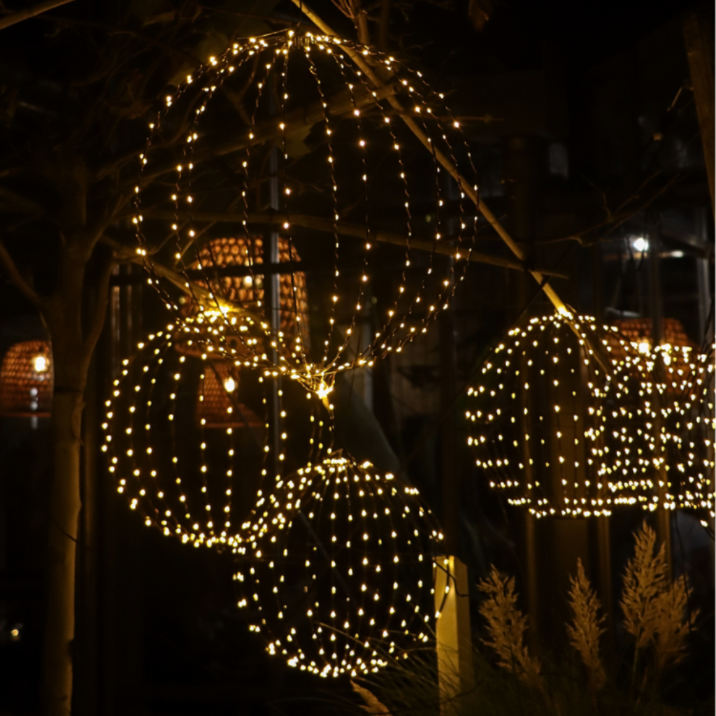 Lichtbol Flash Lights 216 LED Ø50cm Zwart