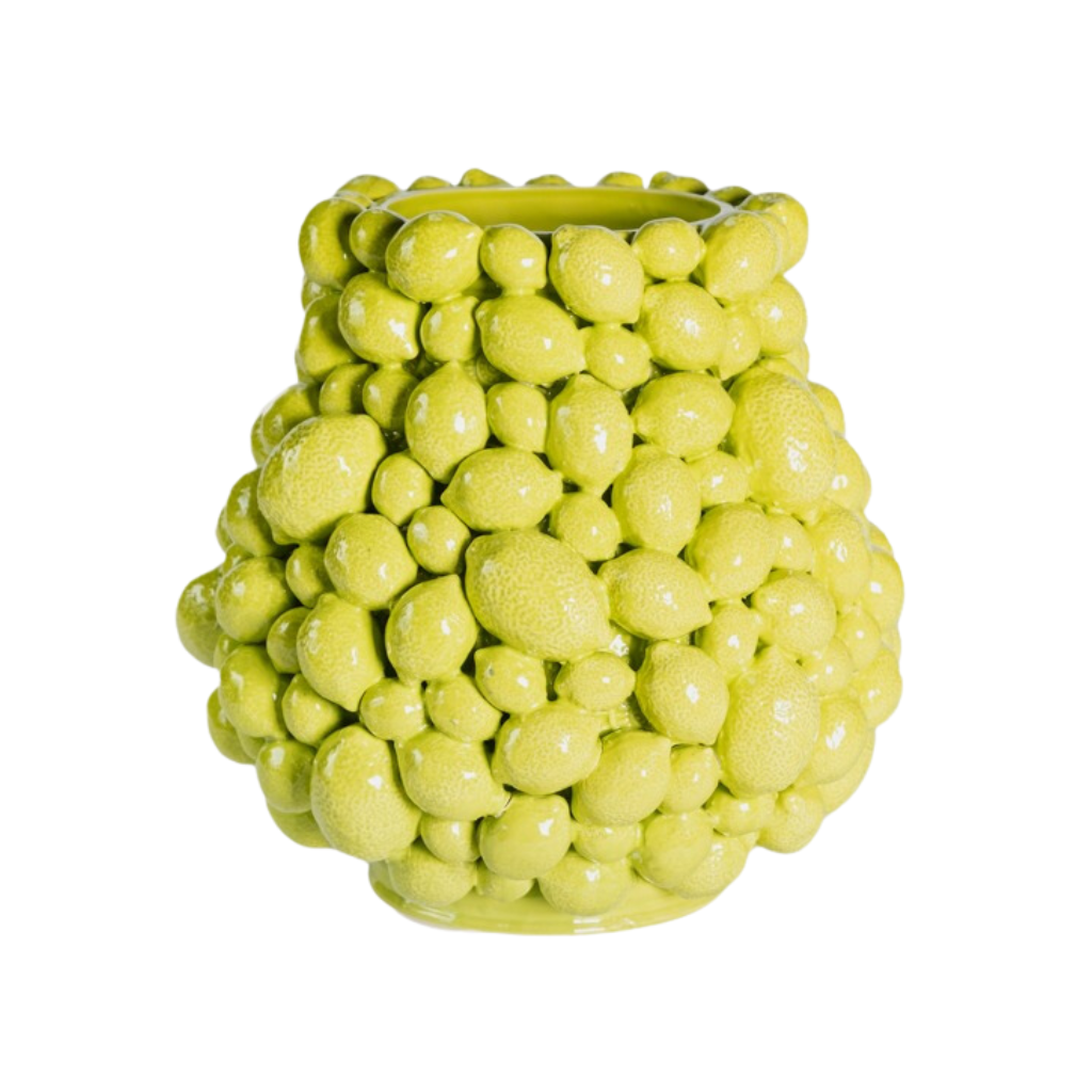 Des Pots Vaas citrusvrucht lichtgeel 30 x 30 cm