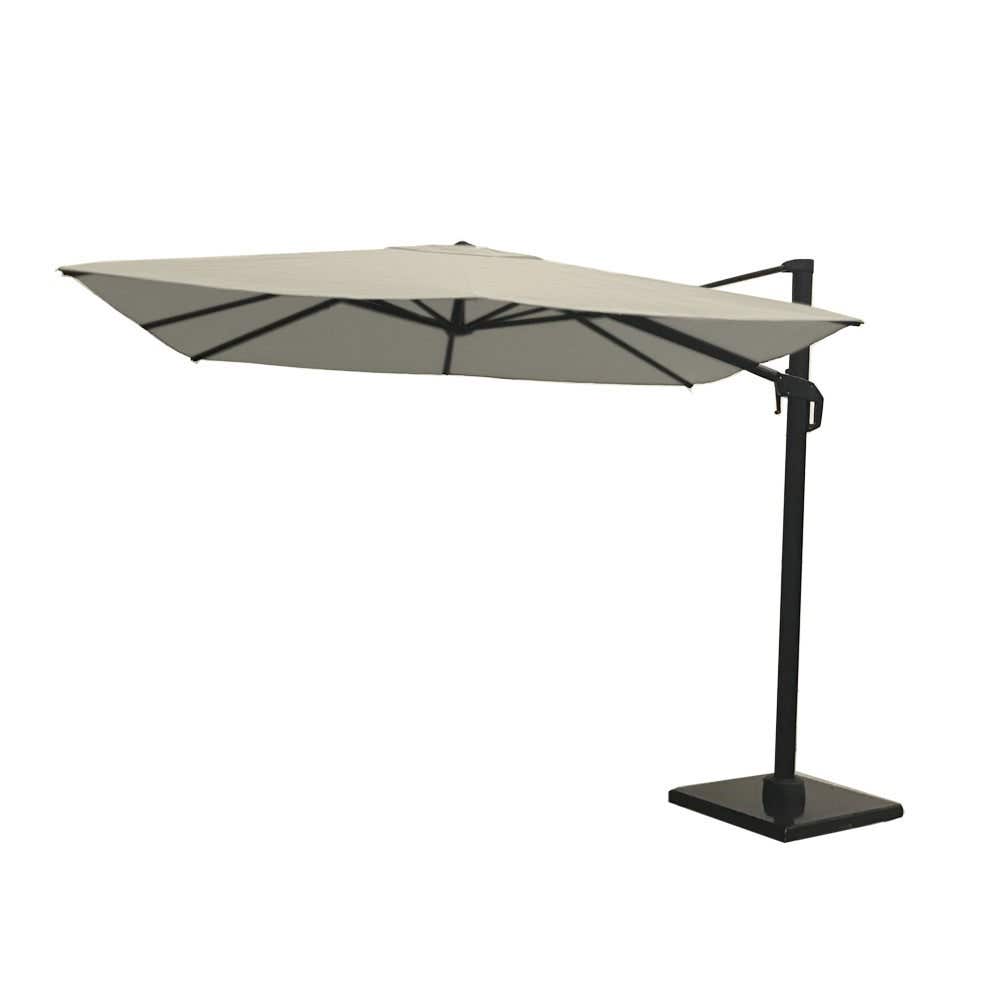 Platinum Sun&Shade Coolfit zweefparasol plus gebroken wit 300 x 300 cm